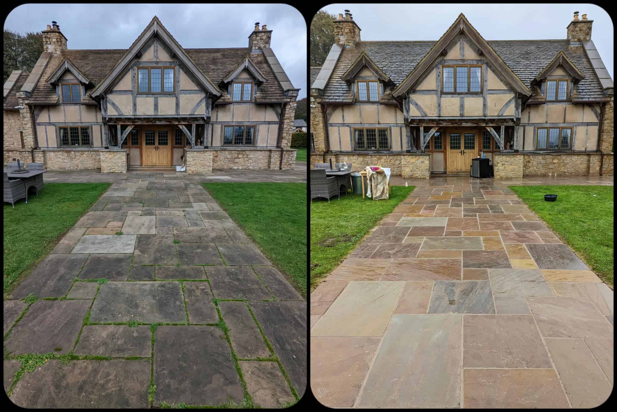 Image showcasing Patio & Driveway Cleaning | Gloucestershire Exterior Cleaning