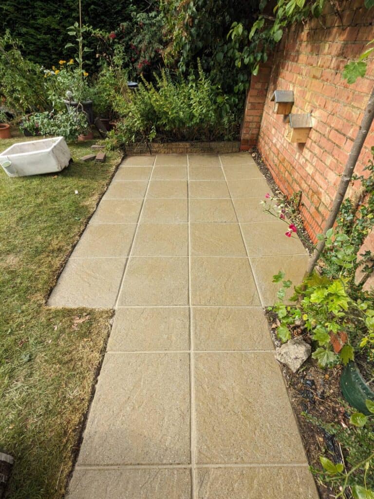 patio cleaning after